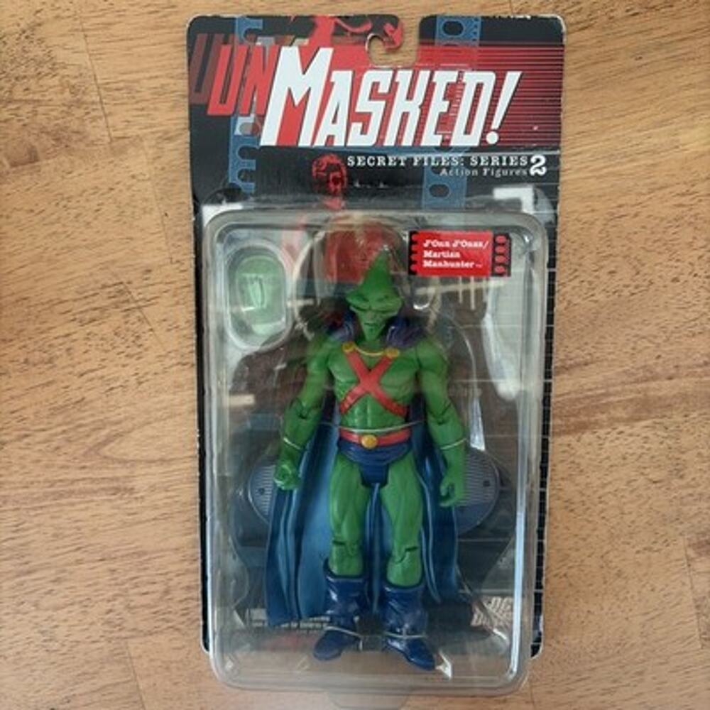 DC Direct UnMasked Secret Files J'Onn J'Onzz Martian Manhunter Figure Series 2